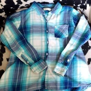 Girls Button Up Western Shirt